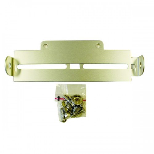 Universal Number Plate/Indr Bckt Black