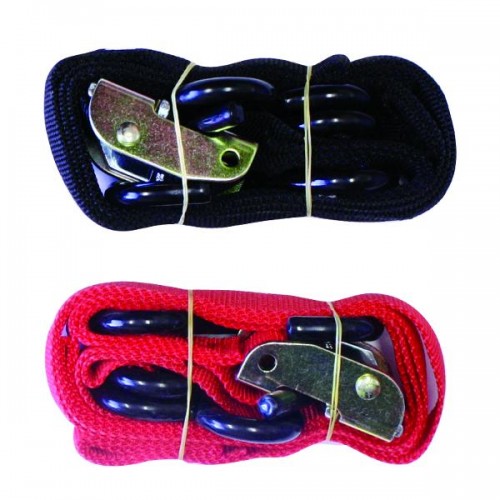 Tie Downs Heavy Duty With Loop Red