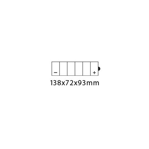 ROADSTAR Battery 12N6.5-3B CTN 6