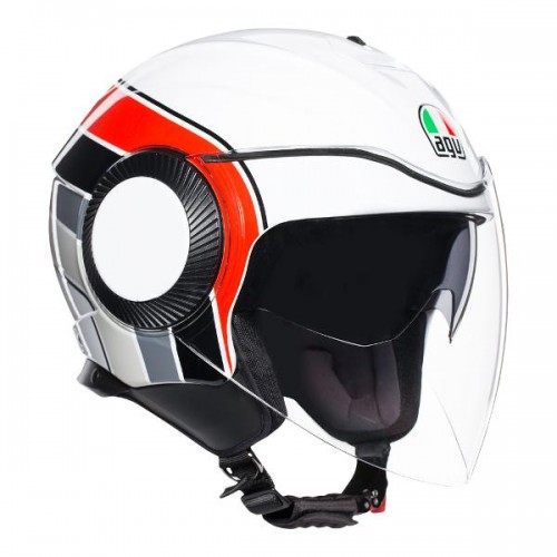AGV Orbyt Brera White/Grey/Red