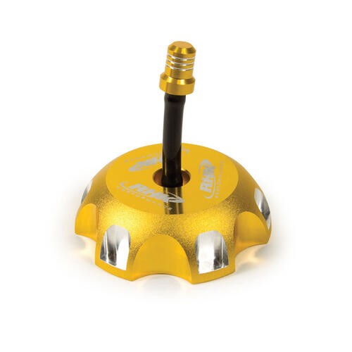 RHK Kawasaki Gold Alloy Tank Cap KX 65 1996-2016